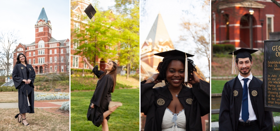 Student graduation photos.