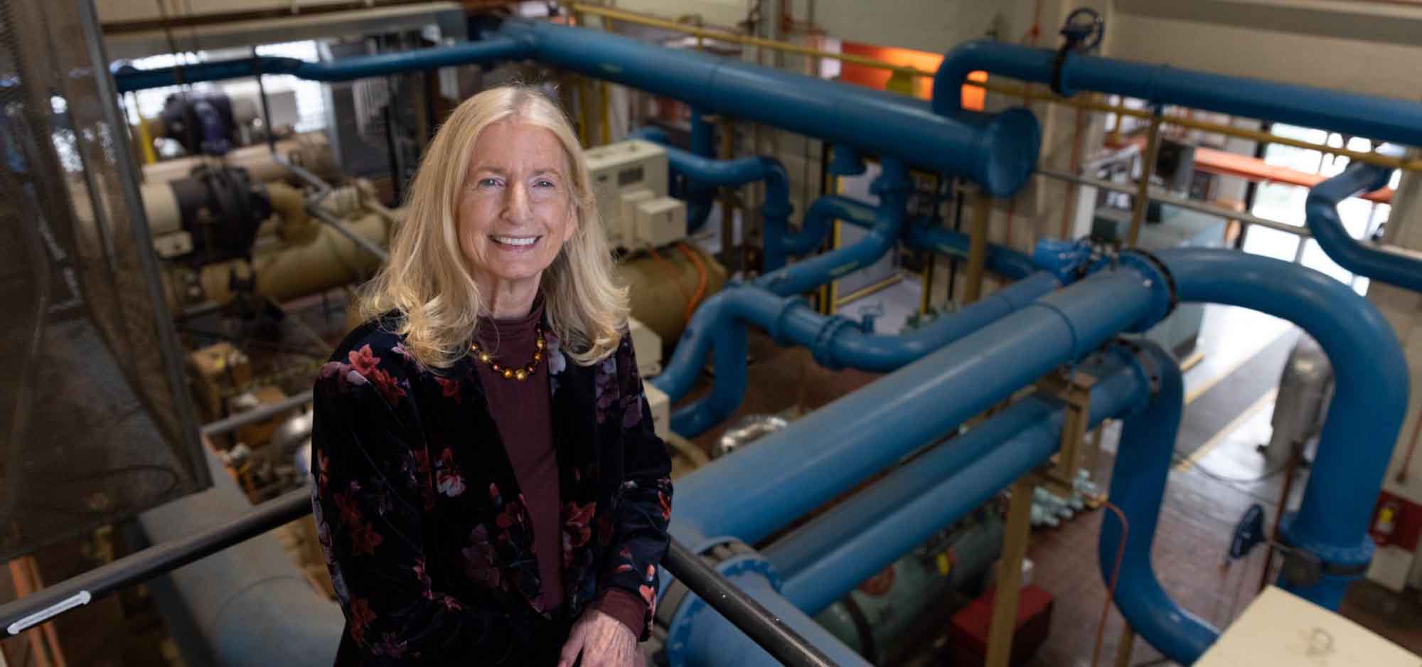 Marilyn Brown at Georgia Tech's power plant