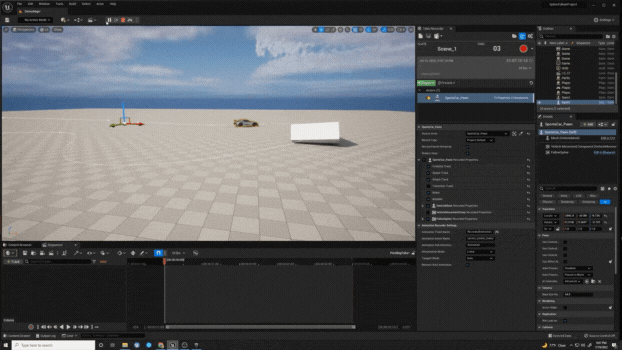 Sample animation tutorial in Unreal Engine