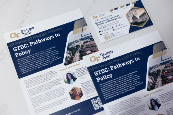 Flyers and program materials for the GTDC program.