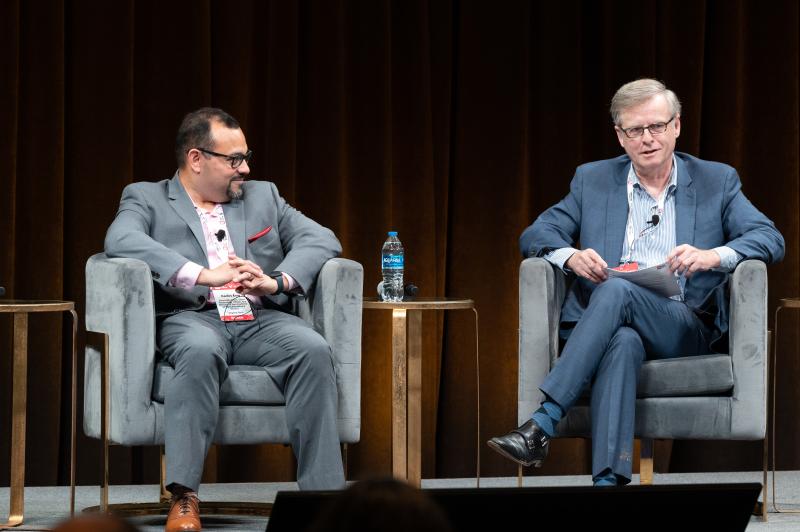 Interim Dean Richard Utz at the Times Higher Education Liberal Arts Summit