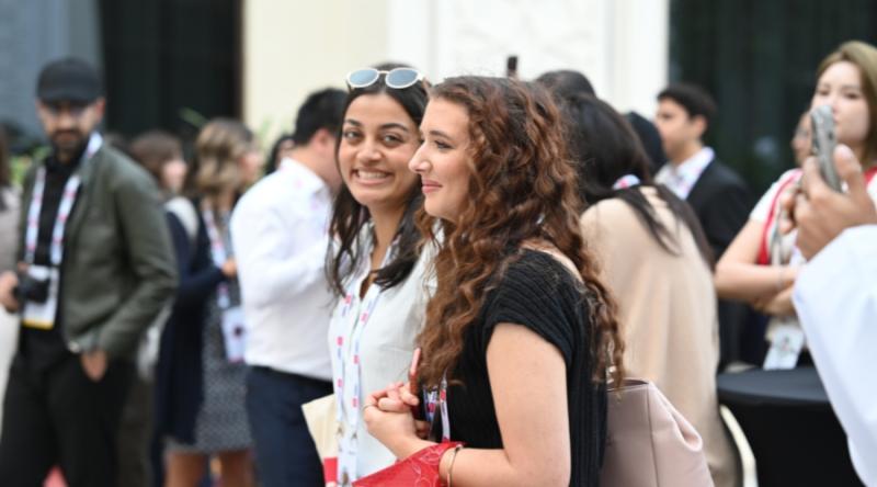 Sanika Tanka and Anna Abernathy at the CNN Academy