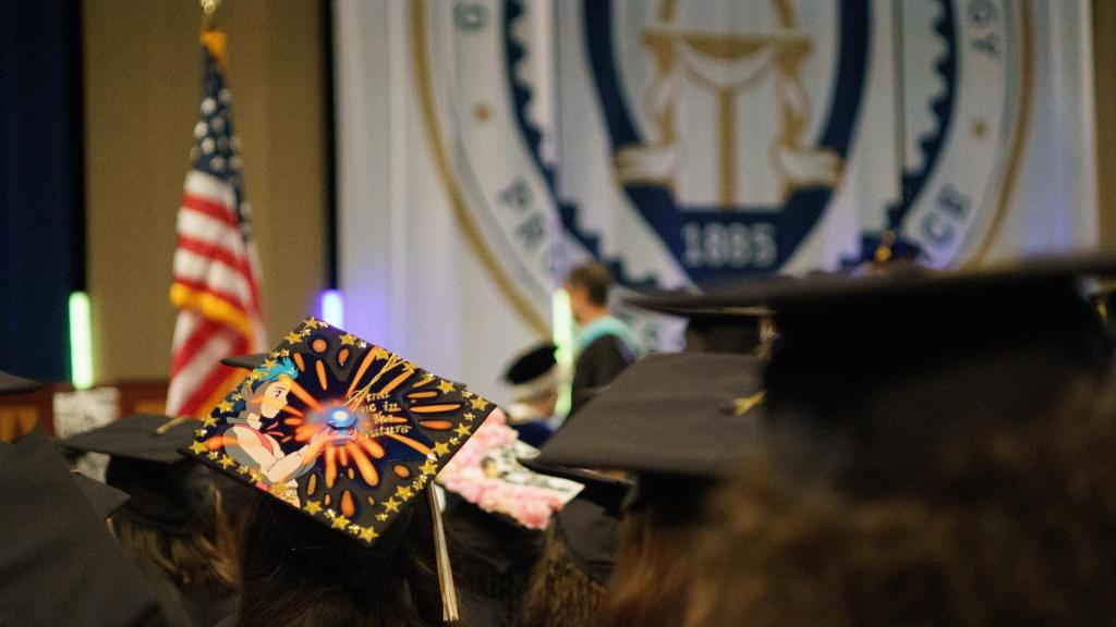 decorated grad cap