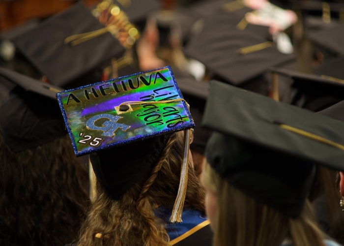 Helluva Liberal Arts degree grad cap