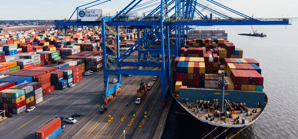 Port of Baltimore shipping