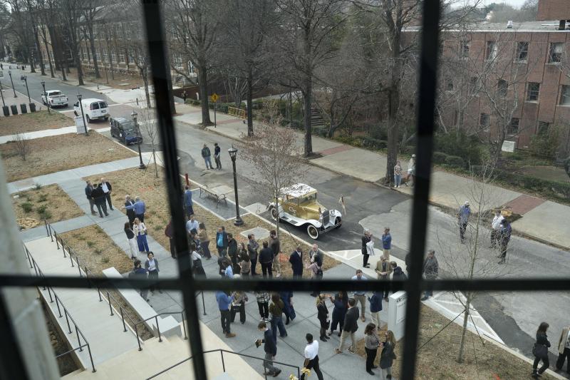 Guests at the renovation celebration event on Jan. 7, 2026.