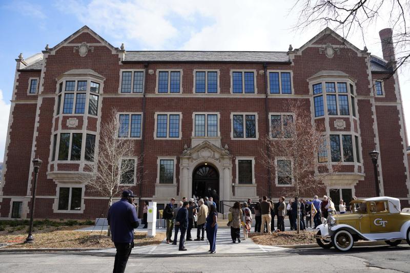 Guests at the renovation celebration event on Jan. 7, 2026.