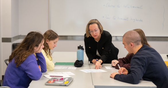 Students in an advanced French class at Georgia Tech