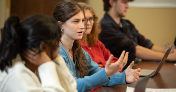 Students in an international affairs class at Georgia Tech
