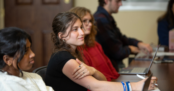 Students in an international affairs class at Georgia Tech