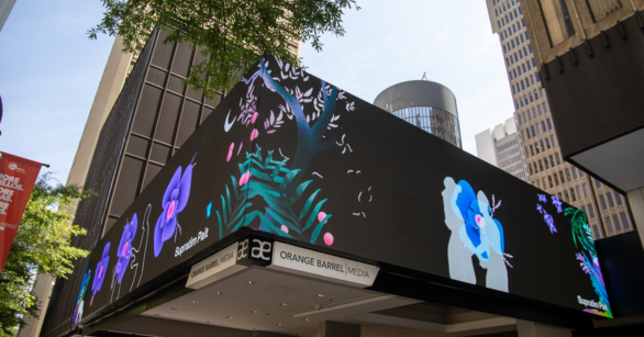 Billboard by digital media student Supratim Pait