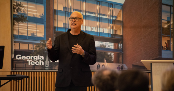 International Affairs professor Kirk Bowman, who teaches about soccer and community development in the global development program
