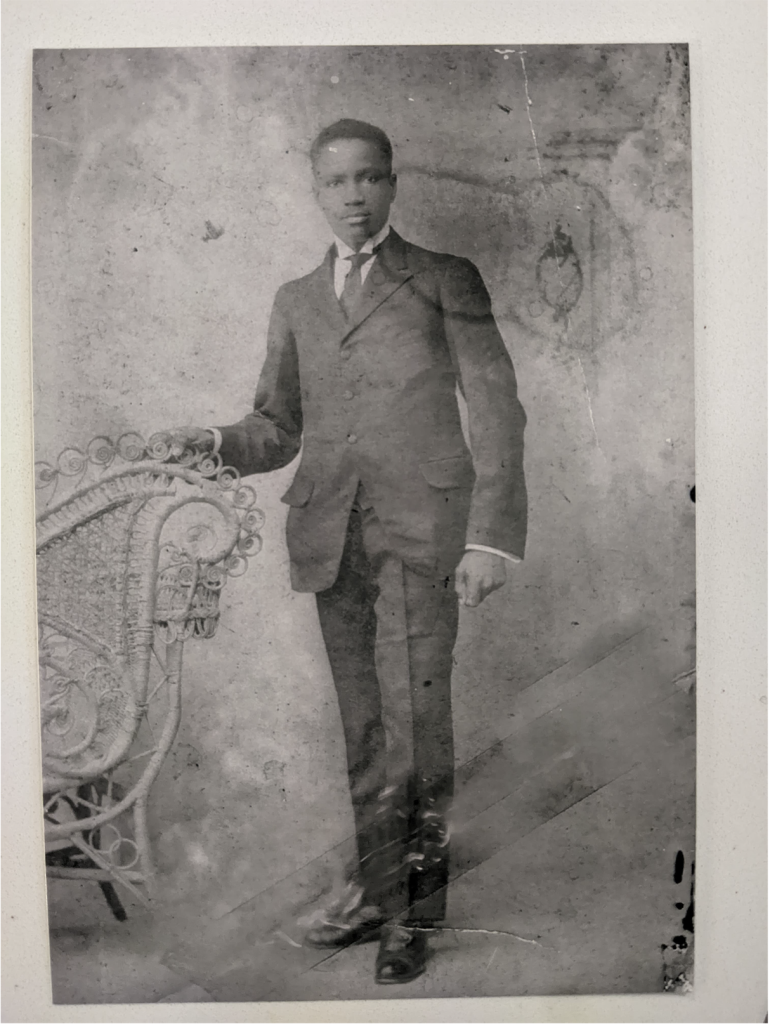  Photograph of Beaulieu's great-grandfather, Abel Labossière.  