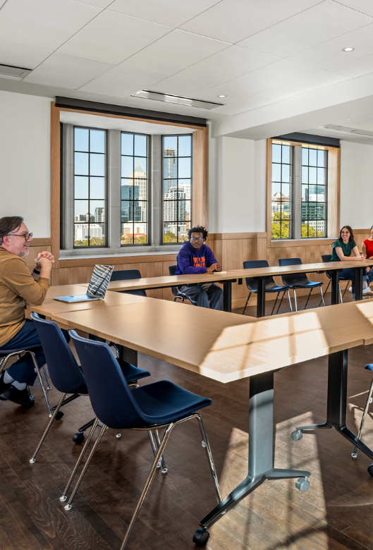 Class in the new DM Smith building
