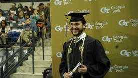 graduates at the fall 2023 BS Commencement ceremony