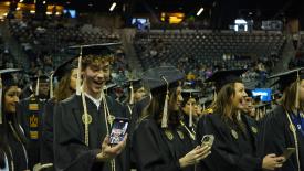 graduates at the fall 2023 BS Commencement ceremony