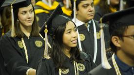 graduates at the fall 2023 BS Commencement ceremony