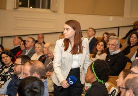 Reith Lecture audience on Nov. 28, 2023 at Georgia Tech