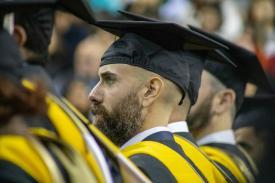 student at fall 2023 ms commencement ceremony